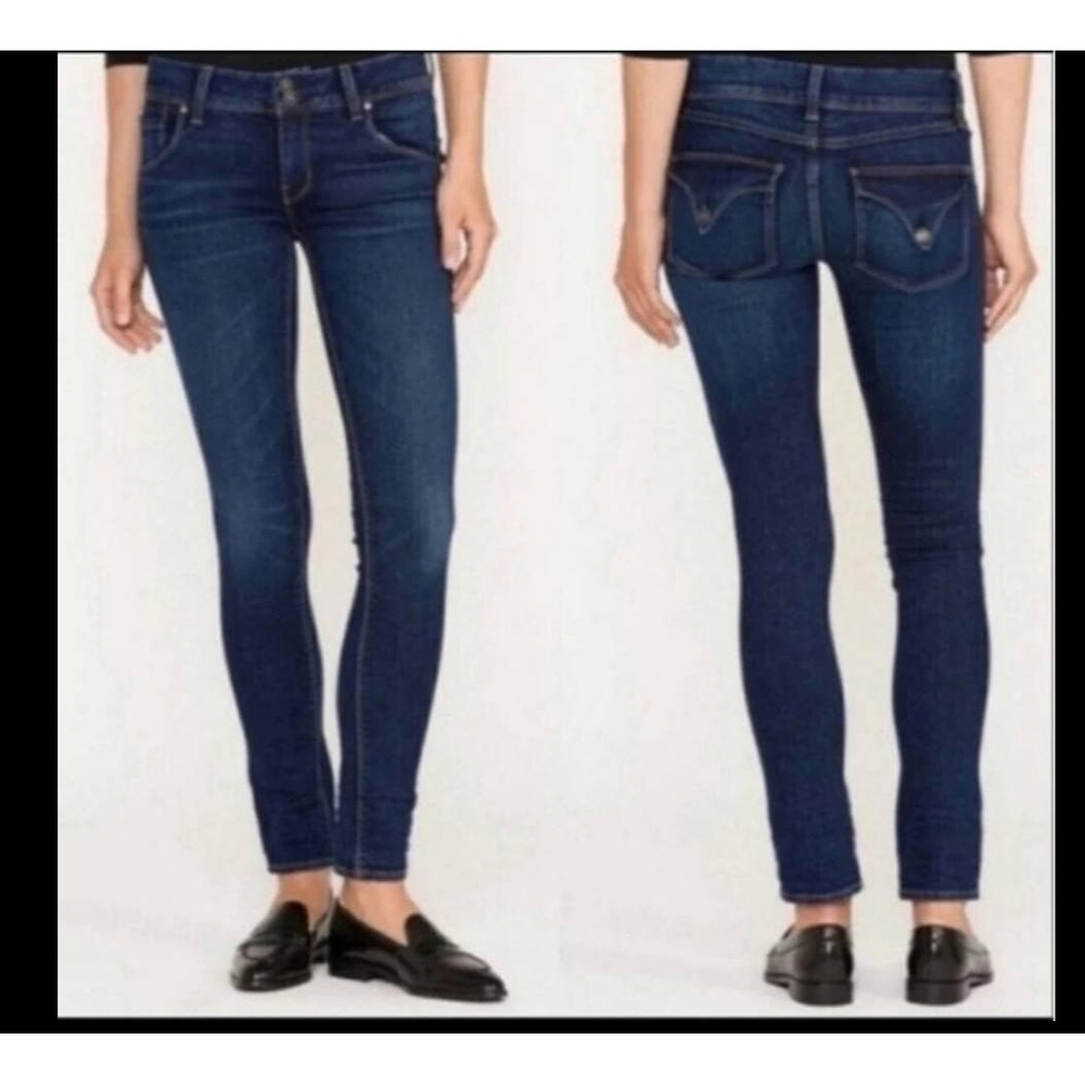 Hudson Collin Flap Blue Dark Wash Five-Pocket Jeans Womens Size 27